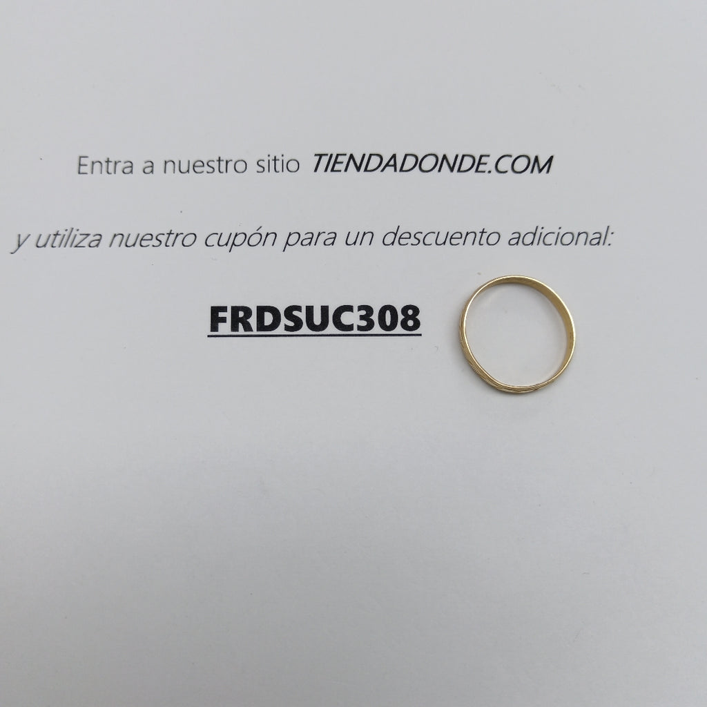 ARGOLLA ORO 14 K 1.6 GRMS (SEMINUEVO)