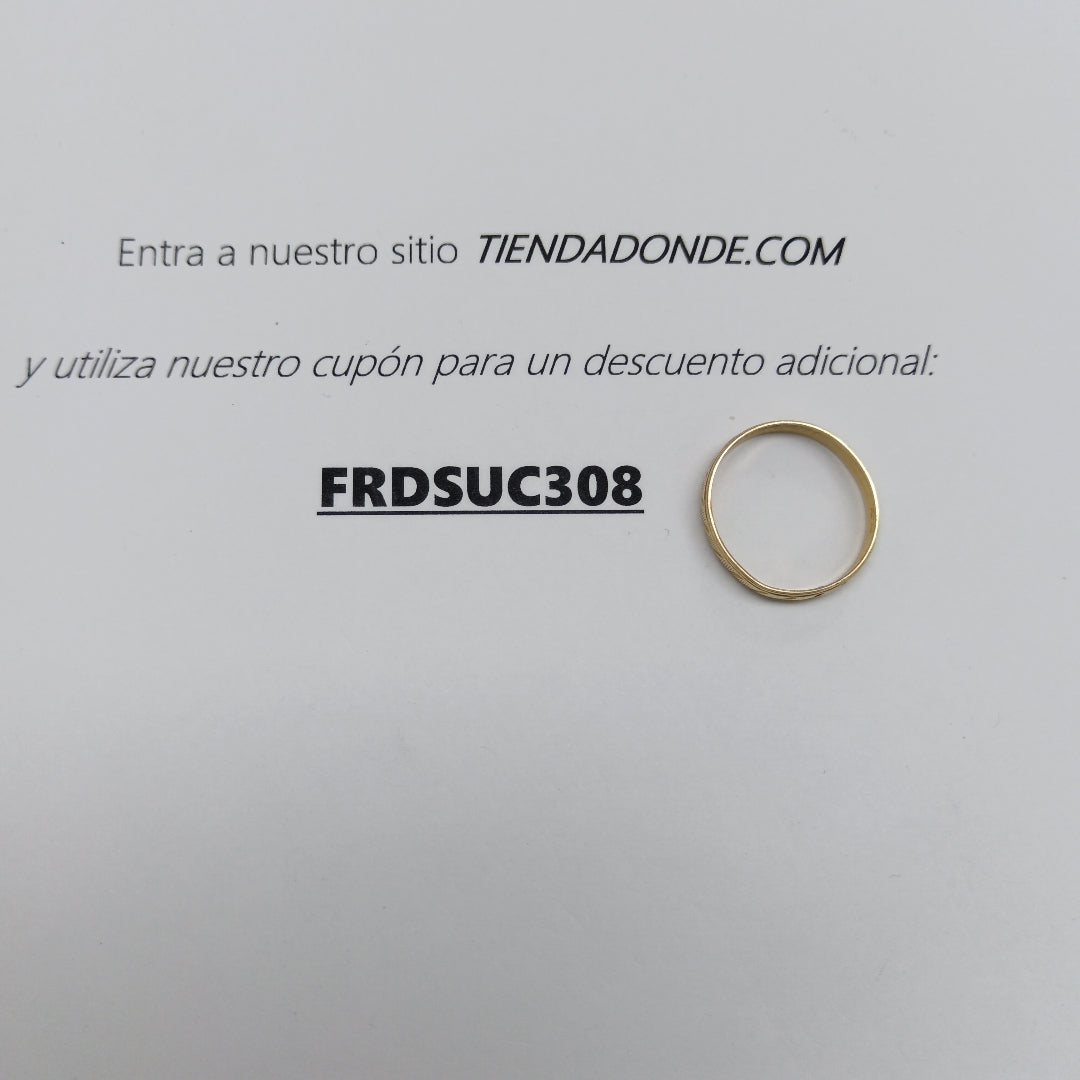 ARGOLLA ORO 14 K 1.6 GRMS (SEMINUEVO)