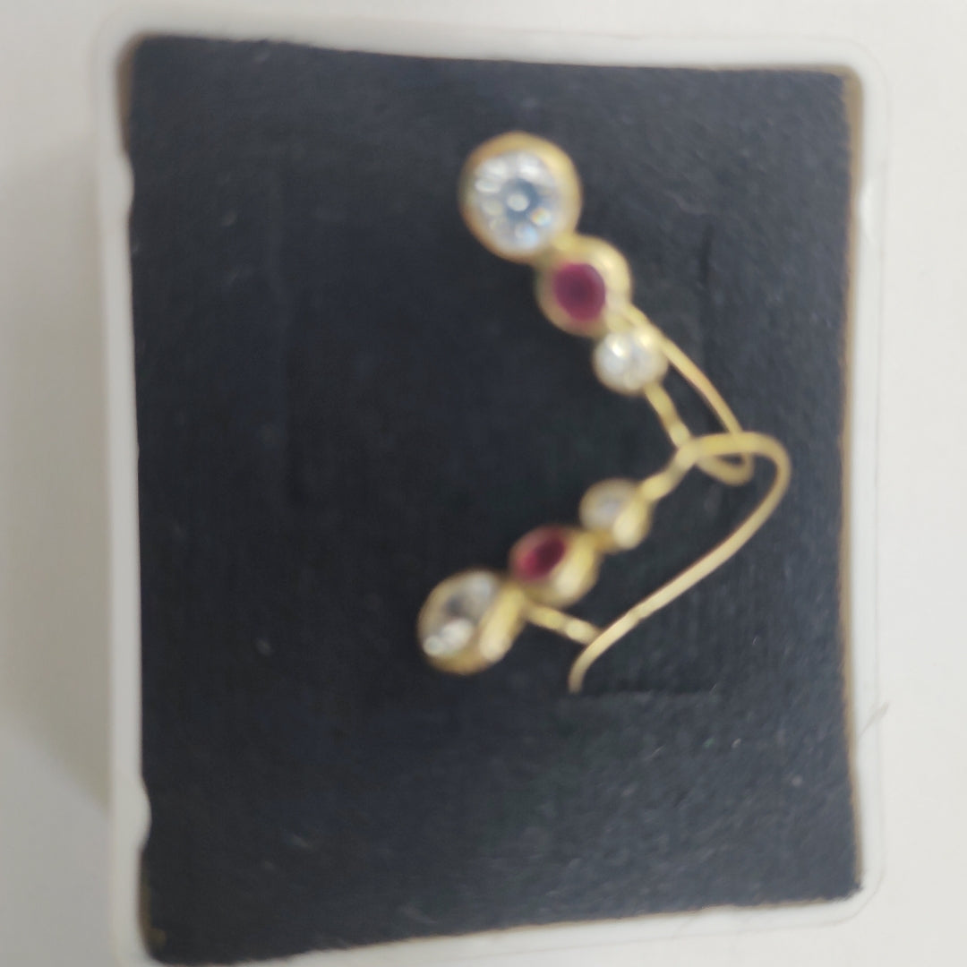 ARETES PAR ORO 14 K 1,10 GRMS (SEMINUEVO)