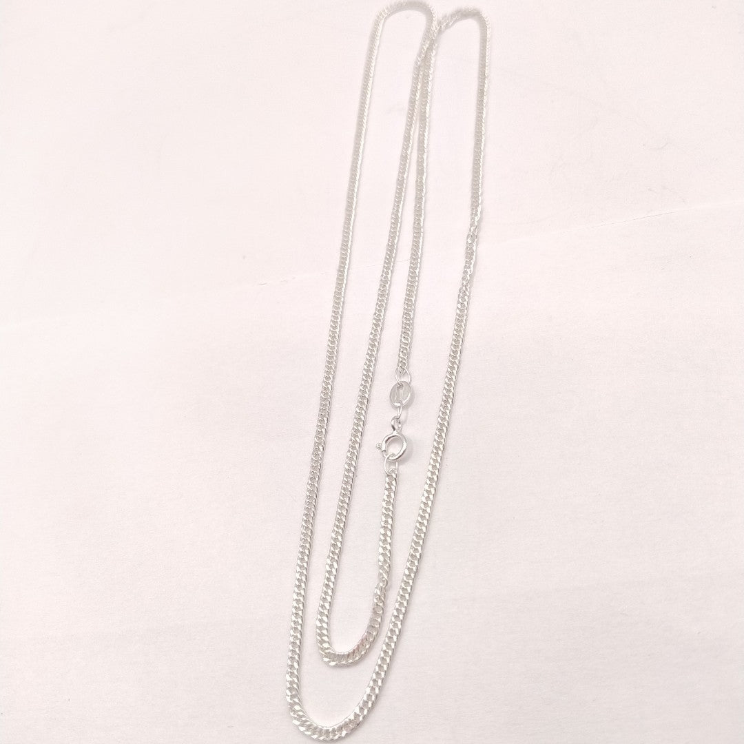CADENA BARBADA PLATA .925 60 CM 4.82 GR (NUEVO)