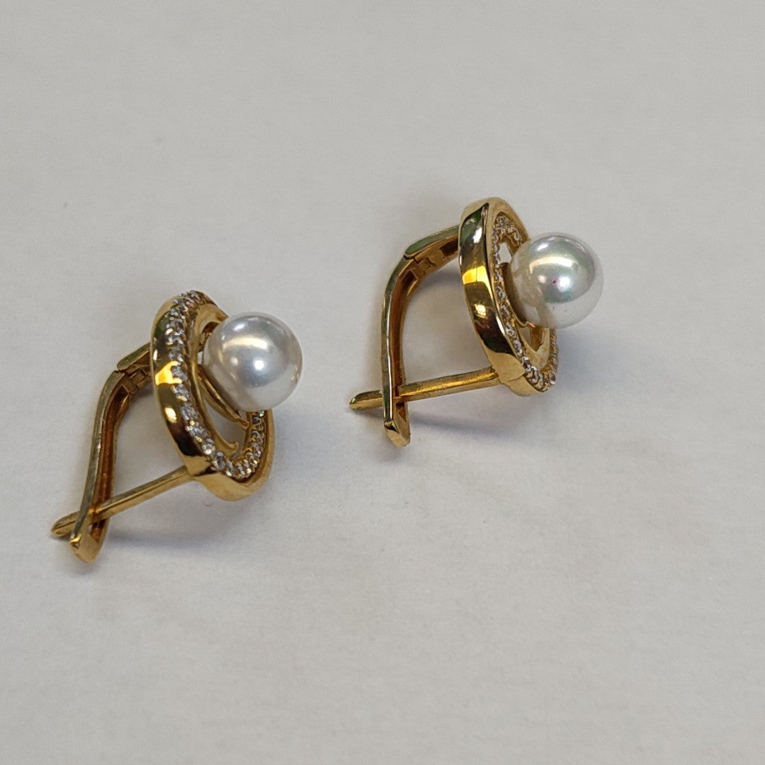 BROQUELES ORO 14K 3.9 (NUEVO)