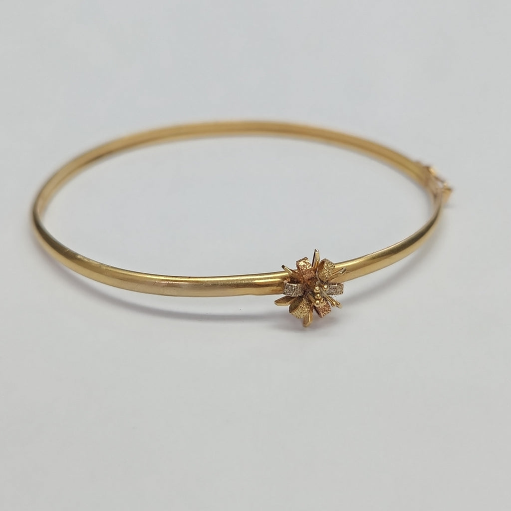 PULSERA RIGIDA ORO 14 K 4,10 GRMS (SEMINUEVO)