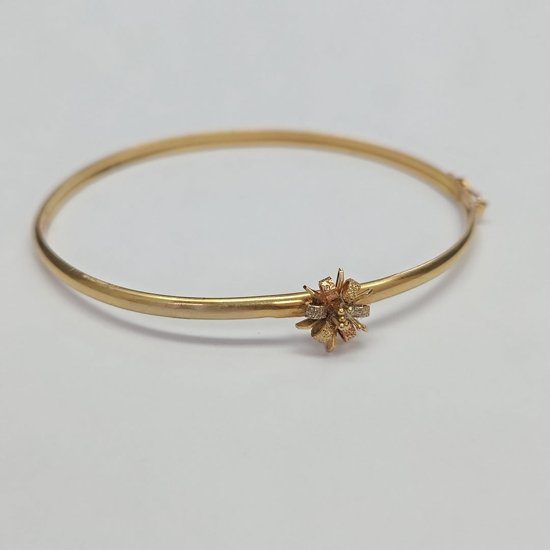 PULSERA RIGIDA ORO 14 K 4,10 GRMS (SEMINUEVO)