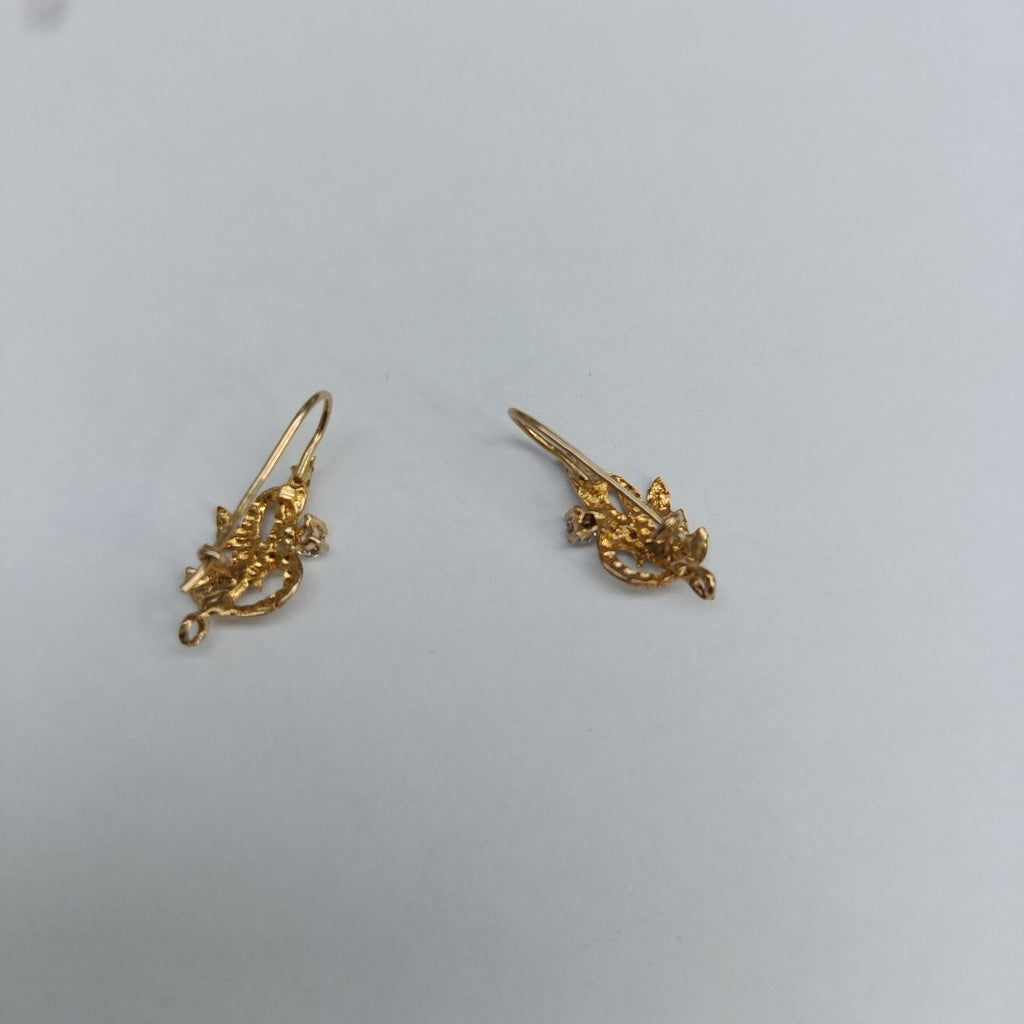 ARETES PAR ORO 10 K 1.1 GRMS (SEMINUEVO)