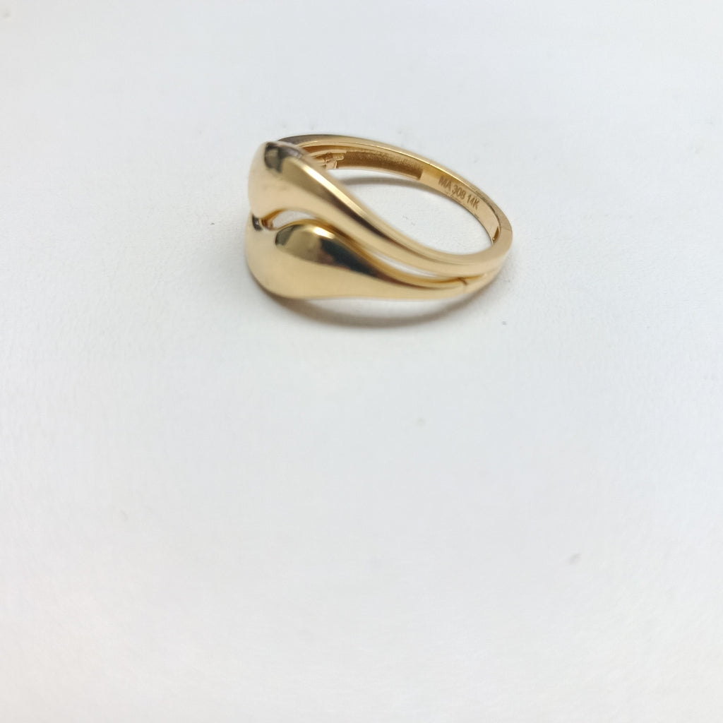 ANILLOS DAMA ORO 14K 2 (NUEVO)