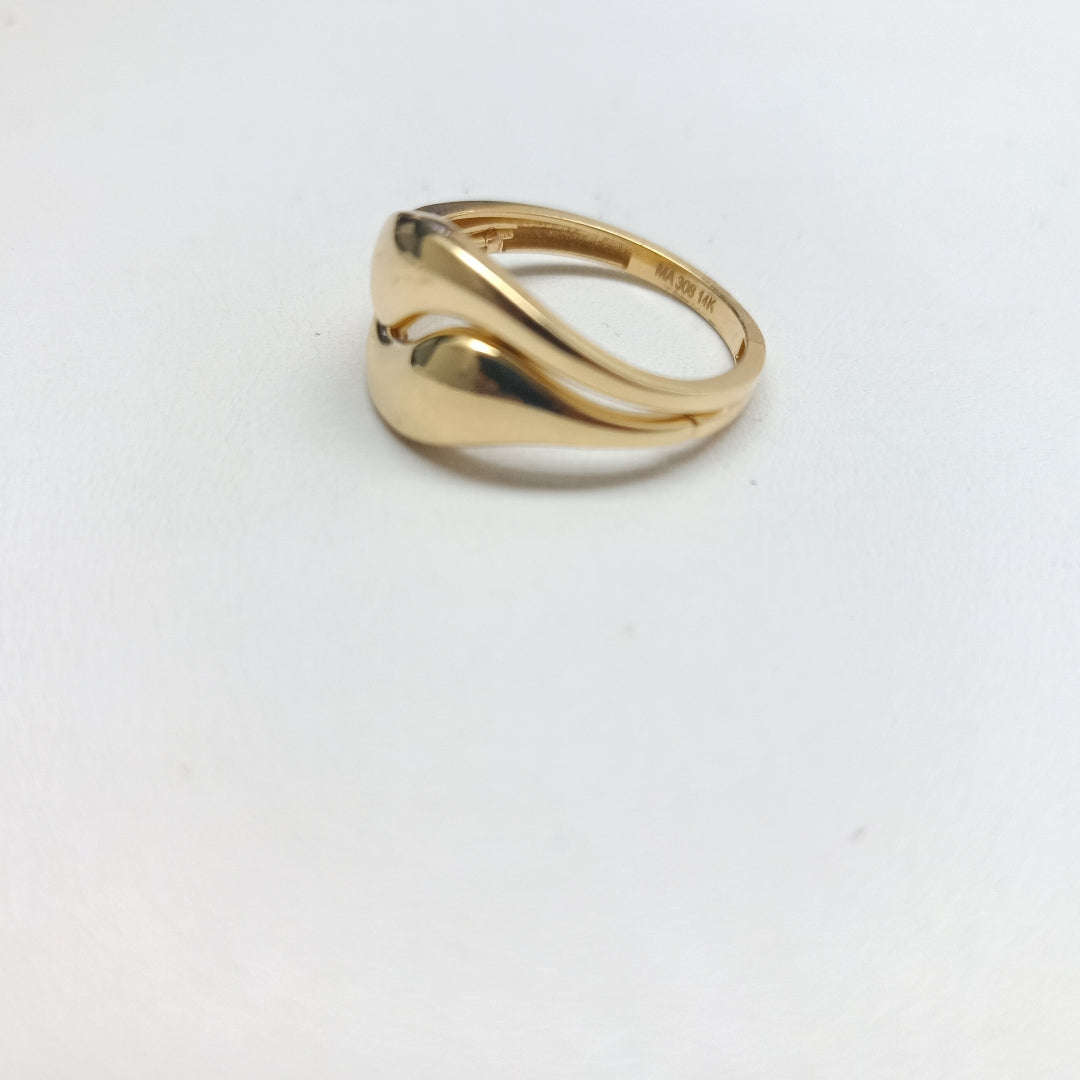 ANILLOS DAMA ORO 14K 2 (NUEVO)