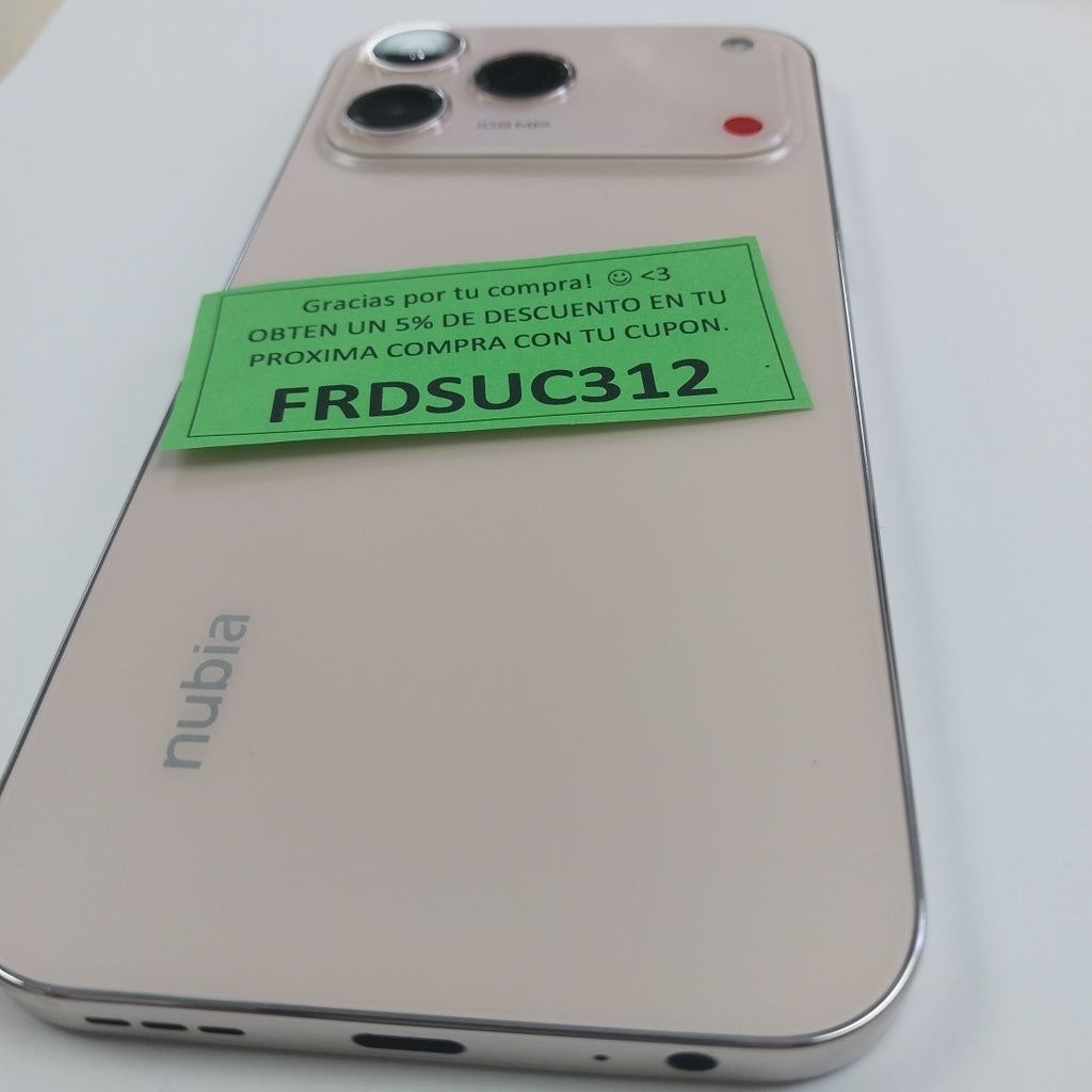 CELULAR NUBIA V80 PRO Z2576 (2025) 256 GB 8 GB RAM (SEMINUEVO)