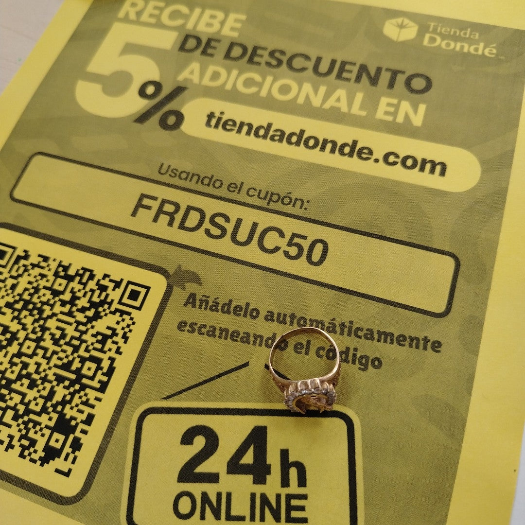 ANILLO ORO 10 K 5 GRMS (SEMINUEVO)