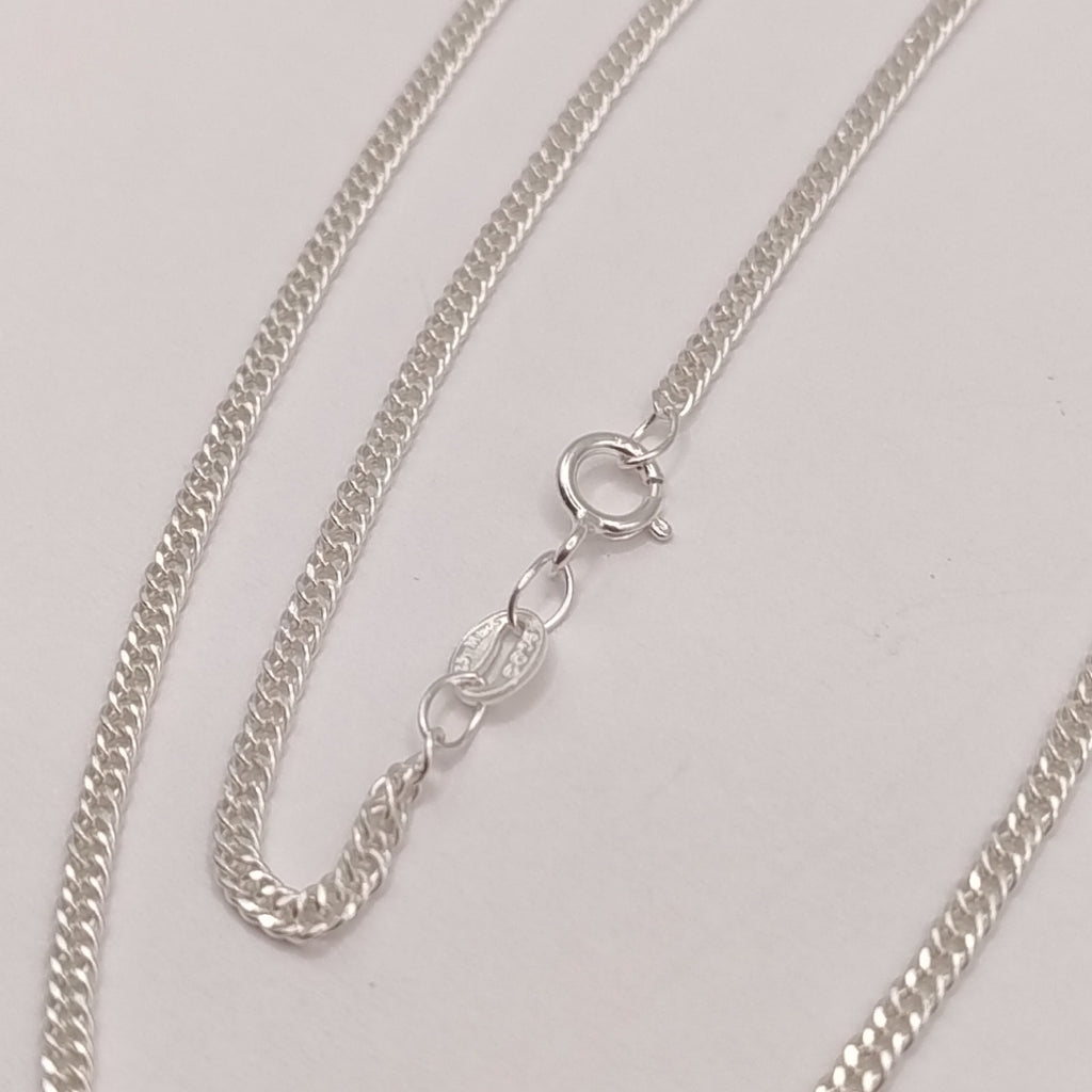 CADENA BARBADA PLATA .925 50 CM 4.12 GR (NUEVO)