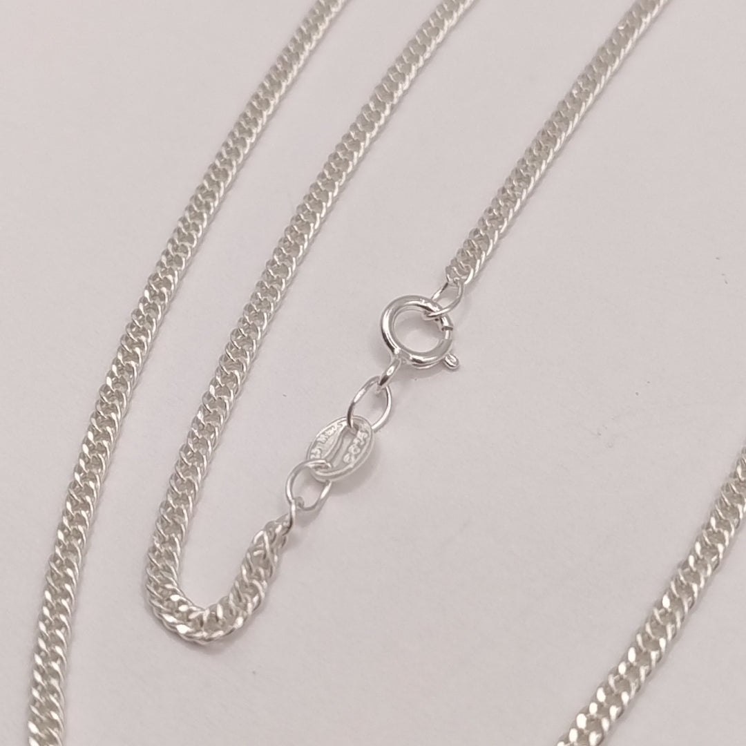 CADENA BARBADA PLATA .925 50 CM 4.12 GR (NUEVO)