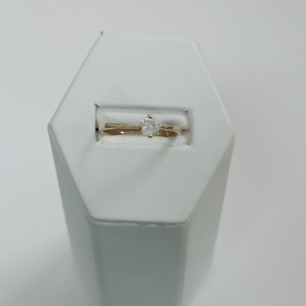 SOLITARIO ORO 14 K 1.9 GRMS (SEMINUEVO)