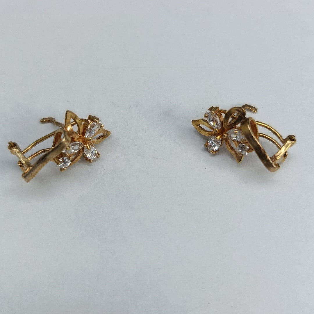 ARETES PAR ORO 10 K 3.8 GRMS (SEMINUEVO)