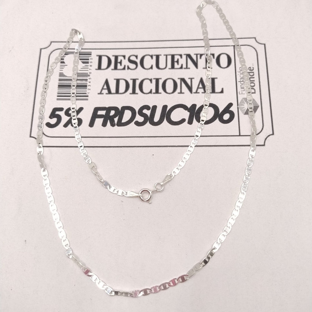 CADENA GUCHI PLATA .925 55 CM 5.12 GR (NUEVO)