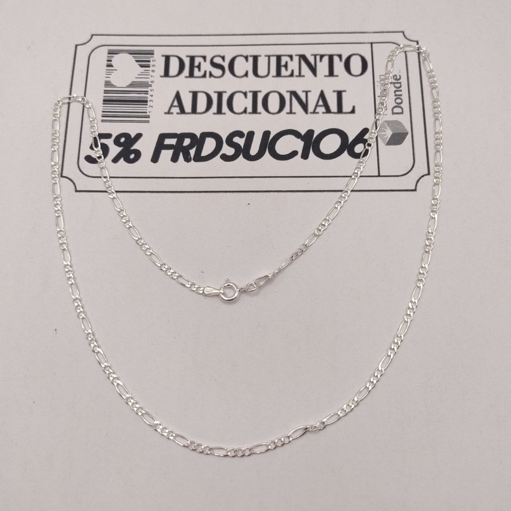 CADENA 3X1 PLATA .925 50 CM 4.22 GR (NUEVO)