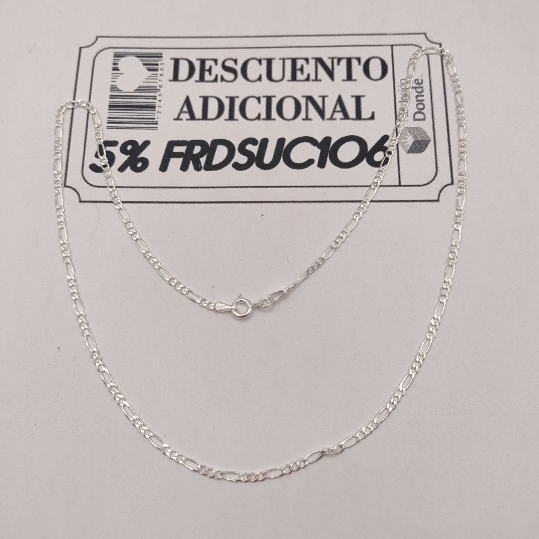 CADENA 3X1 PLATA .925 50 CM 4.22 GR (NUEVO)