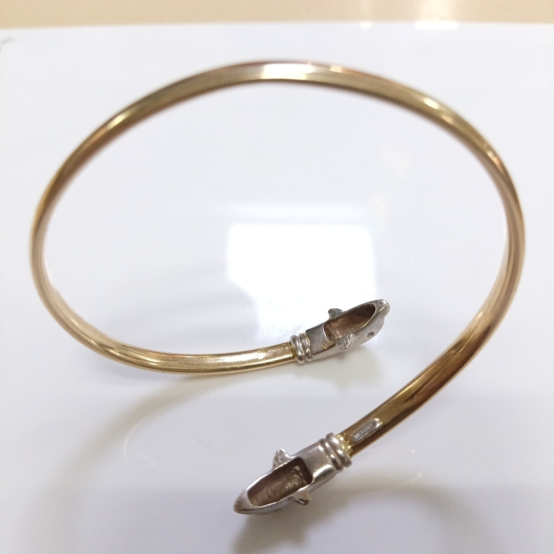 PULSERA RIGIDA ORO 14 K 10.6 GRMS (SEMINUEVO)
