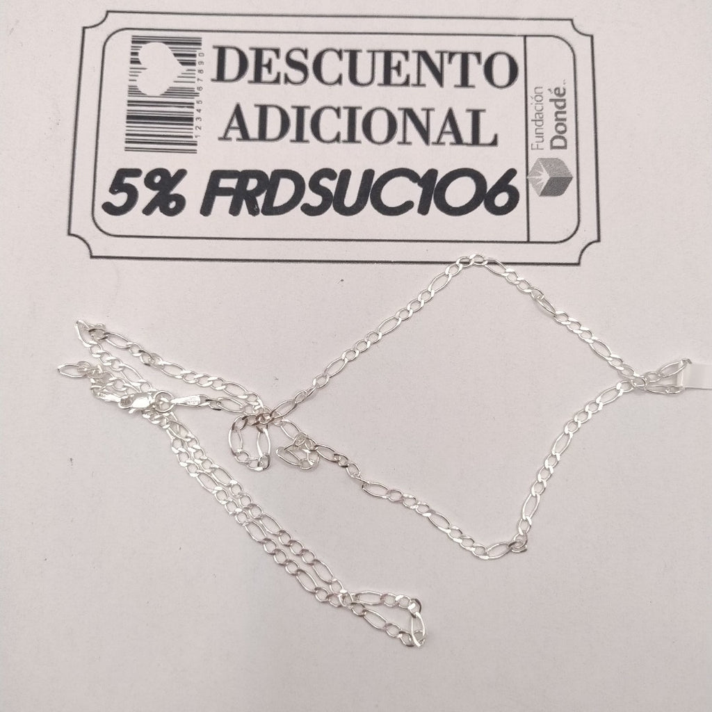 CADENA 3X1 PLATA .925 60 CM 4.82 GR (NUEVO)