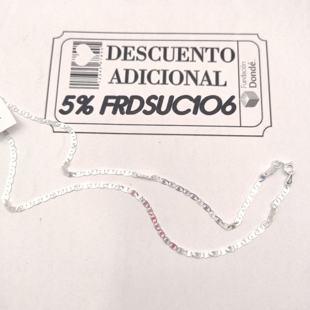 CADENA GUCHI PLATA .925 50 CM 5.12 GR (NUEVO)