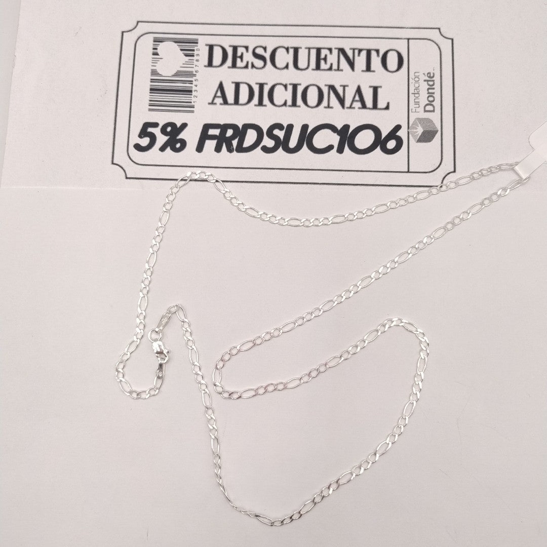 CADENA 3X1 PLATA .925 60 CM 4.82 GR (NUEVO)