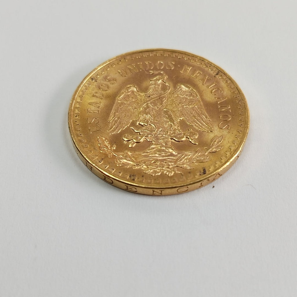 K1 41.6 GRMS 21 K IDENTIFICACIÓN MONEDA NOMINATIVA MONEDAS PESOS 50 PESOS (SEMINUEVO)