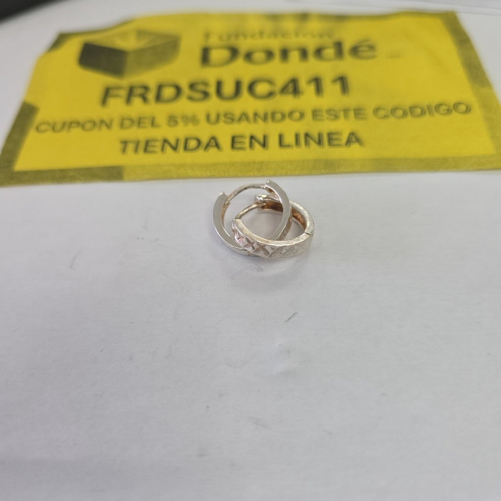 ARRACADAS LABRADAS PLATA .925 3.3 GR (NUEVO)