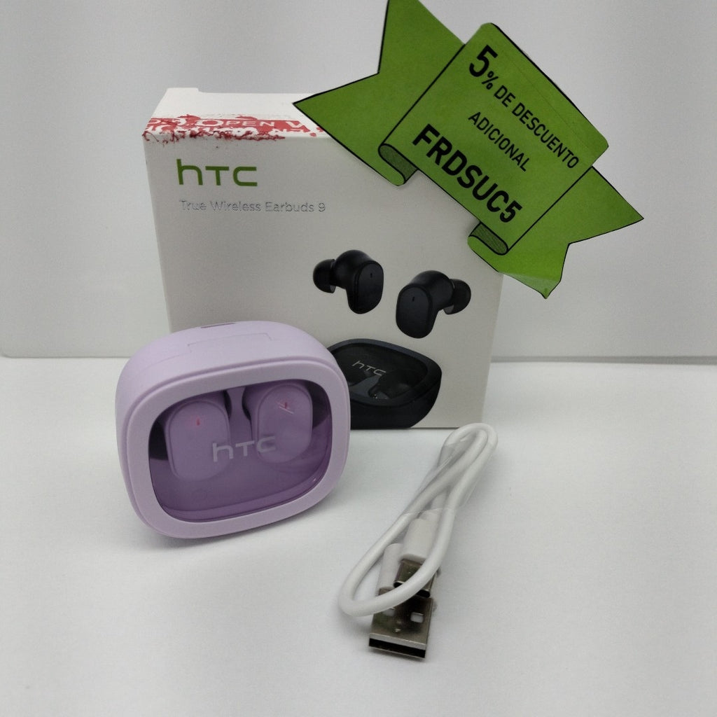 AUDIFONOS HTC EARBUDS 9 INALAMBRICO IN EAR (SEMINUEVO)