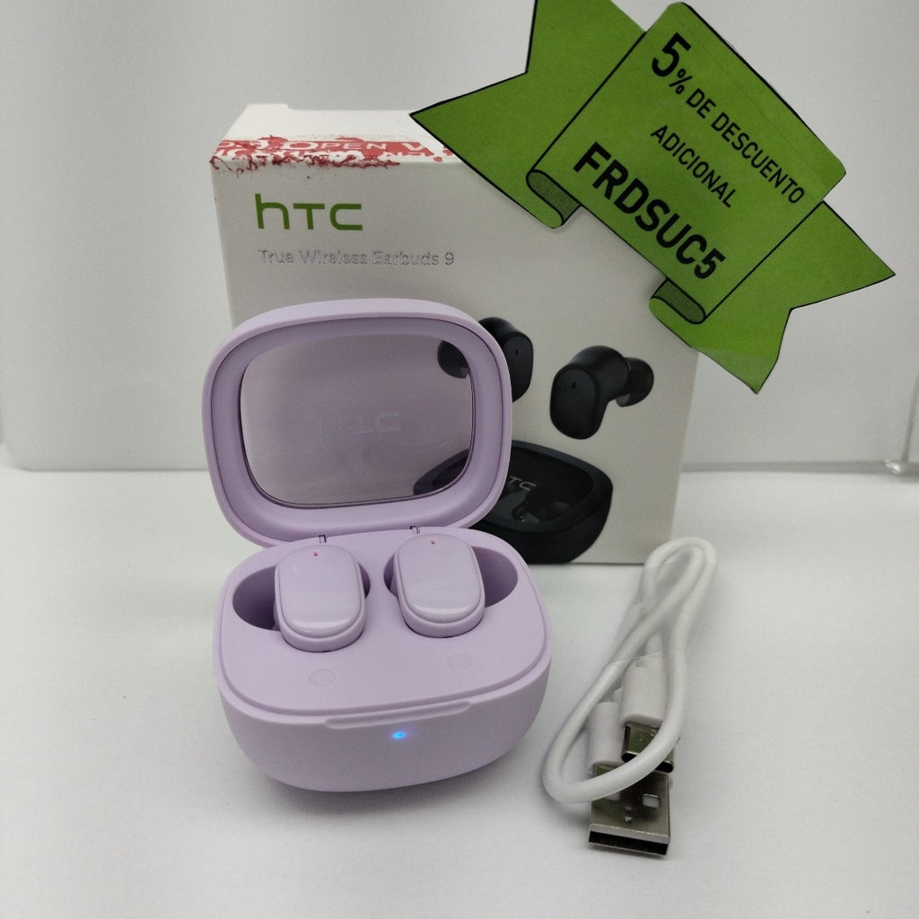 AUDIFONOS HTC EARBUDS 9 INALAMBRICO IN EAR (SEMINUEVO)