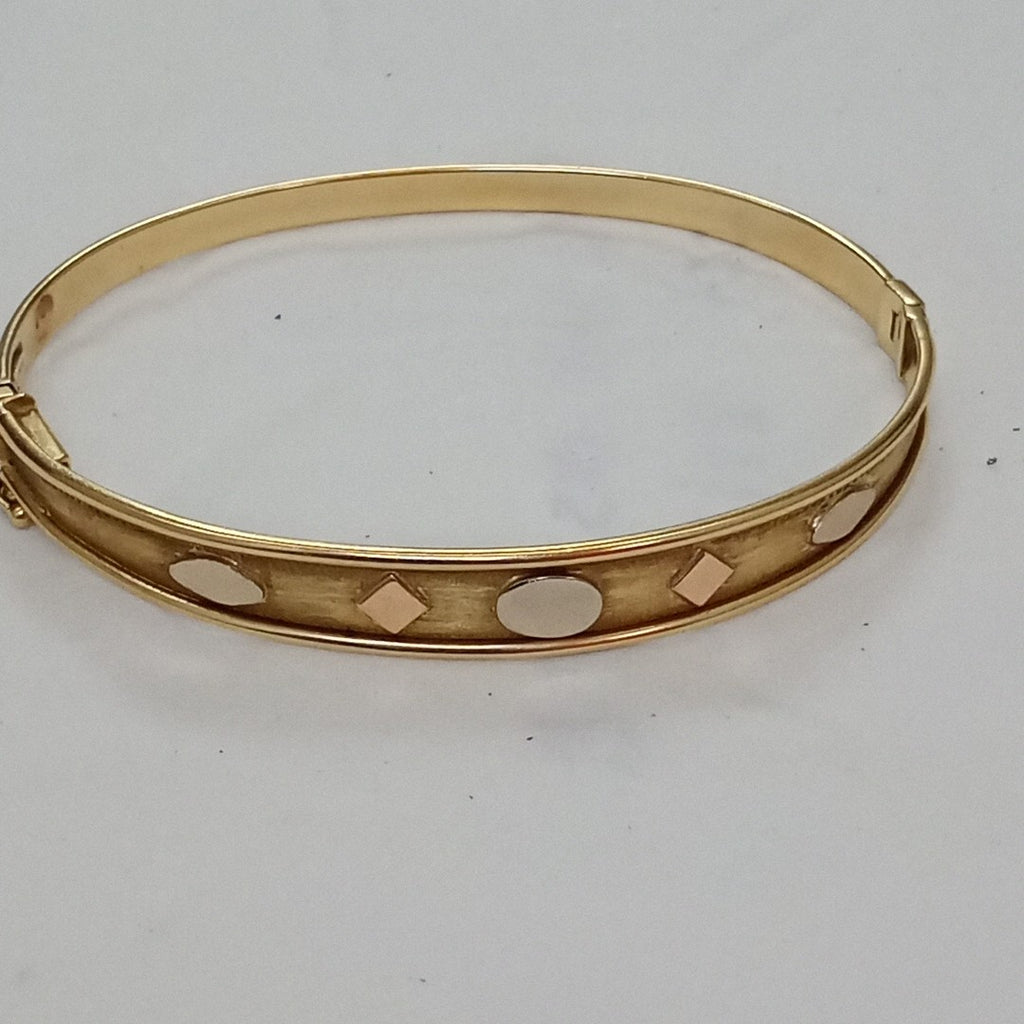 PULSERA RIGIDA ORO 14 K 11.1 GRMS (SEMINUEVO)