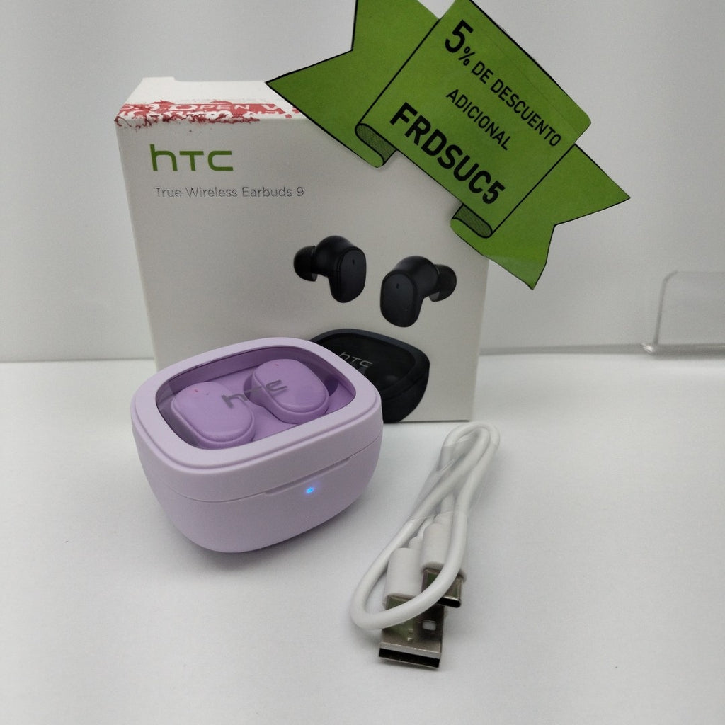 AUDIFONOS HTC EARBUDS 9 INALAMBRICO IN EAR (SEMINUEVO)