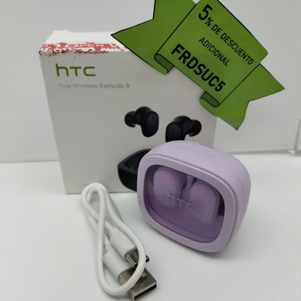 AUDIFONOS HTC EARBUDS 9 INALAMBRICO IN EAR (SEMINUEVO)