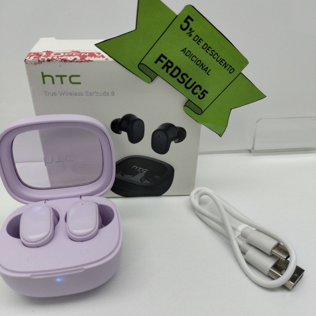 AUDIFONOS HTC EARBUDS 9 INALAMBRICO IN EAR (SEMINUEVO)