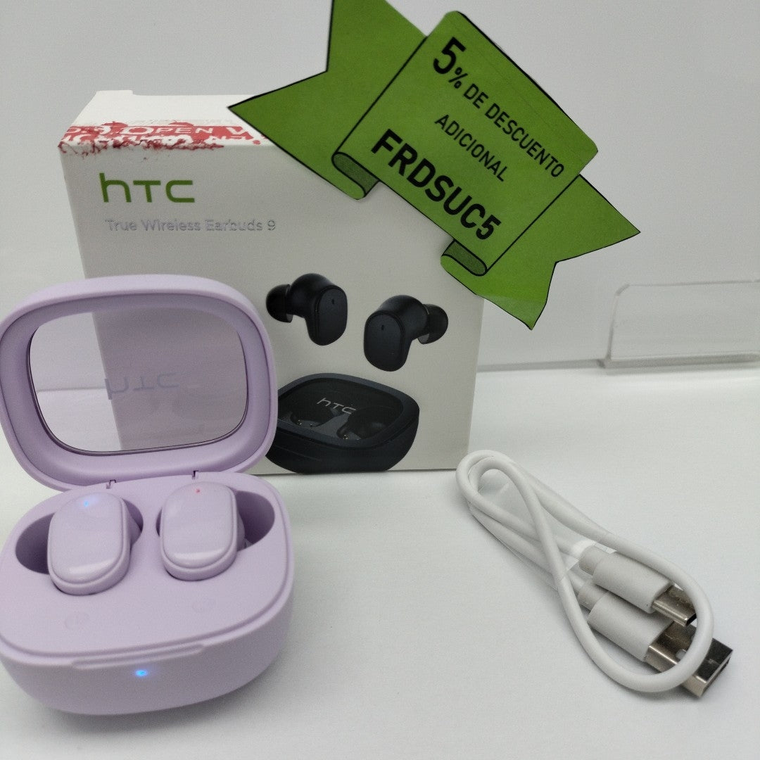 AUDIFONOS HTC EARBUDS 9 INALAMBRICO IN EAR (SEMINUEVO)