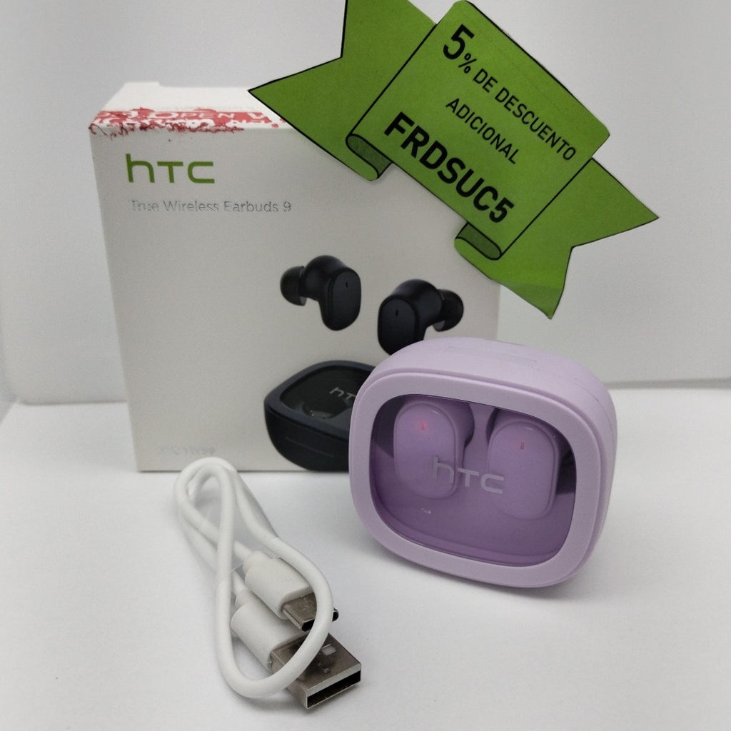 AUDIFONOS HTC EARBUDS 9 INALAMBRICO IN EAR (SEMINUEVO)