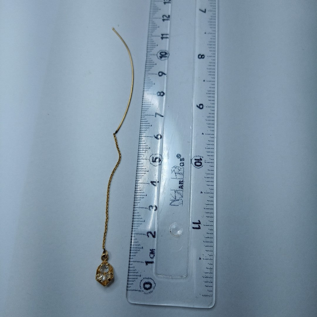 VIOLADORES PAR ORO 14 K 1.8 GRMS (SEMINUEVO)