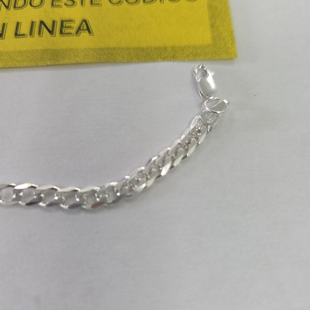 PULSERA BARBADA PLATA .925 18 CM 5.63 GR (NUEVO)