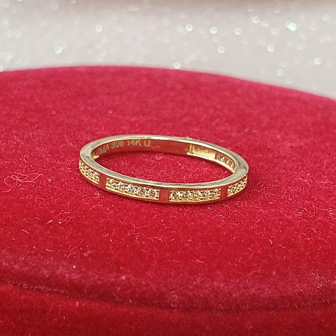 ANILLOS DAMA ORO 14K 1.6 (NUEVO)