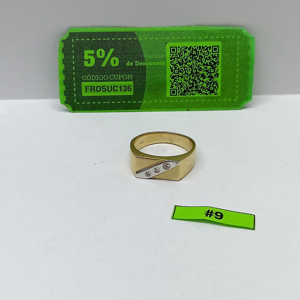 ANILLO ORO 14 K 5.1 GRMS (SEMINUEVO)