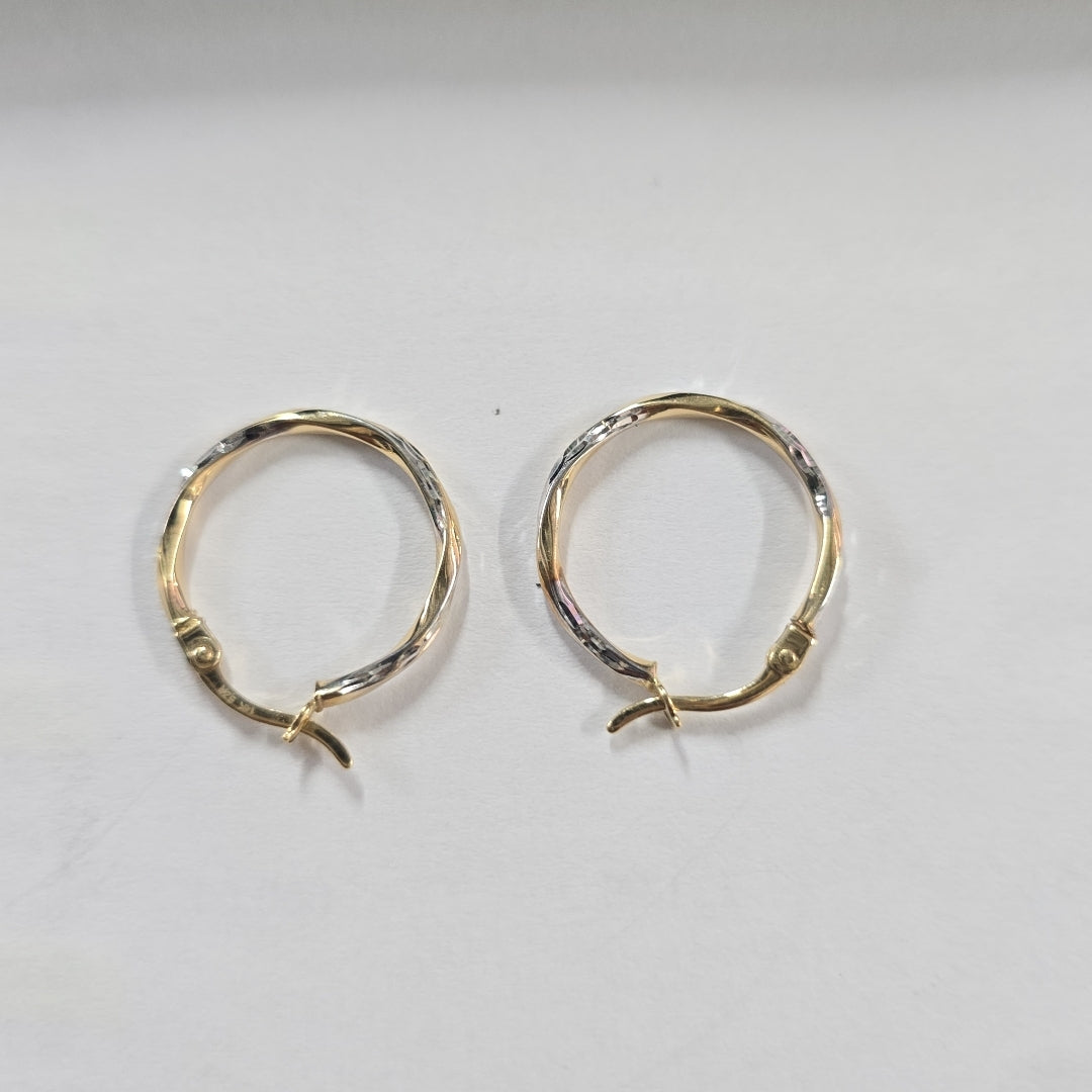 ARRACADAS PAR ORO 14 K 1.4 GRMS (SEMINUEVO)