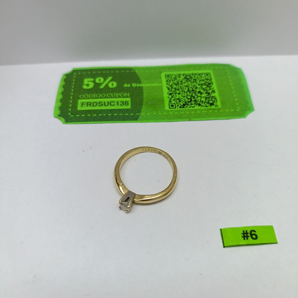 SOLITARIO ORO 14 K 2.5 GRMS (SEMINUEVO)