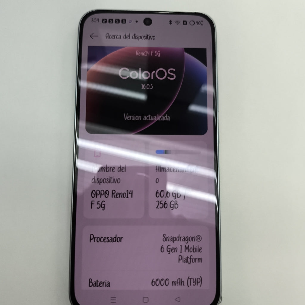 CELULAR OPPO RENO 14 F CPH2743 (2025) 256 GB 12 GB RAM