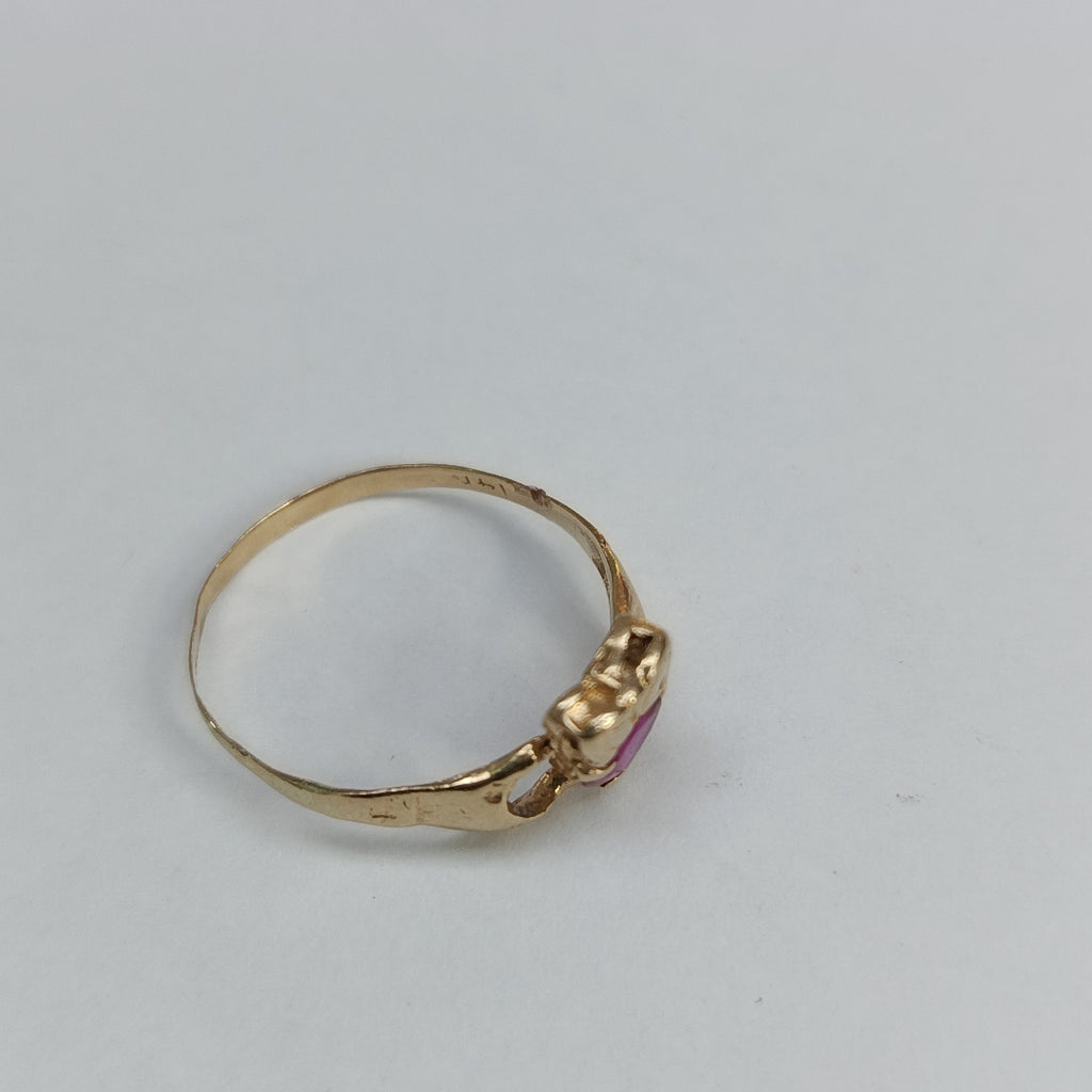 ANILLO ORO 14 K 1.7 GRMS (SEMINUEVO)