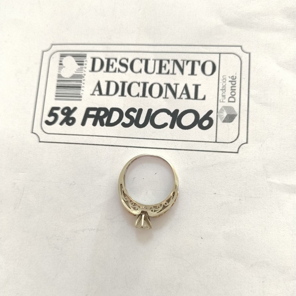ANILLITO ORO BLANCO 14 K 3,90 GRMS (SEMINUEVO)