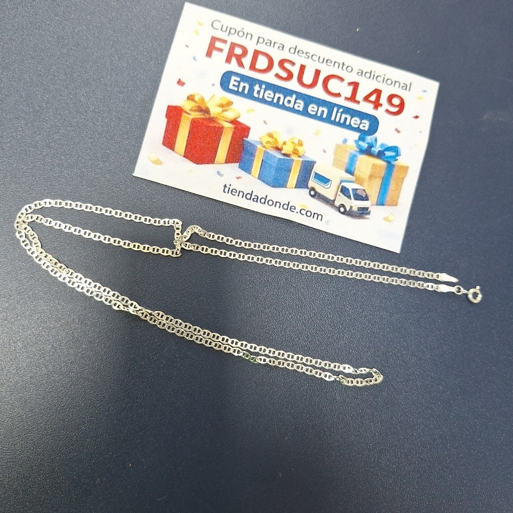 CADENA GUCHI PLATA .925 60 CM 3.63 GR (NUEVO)