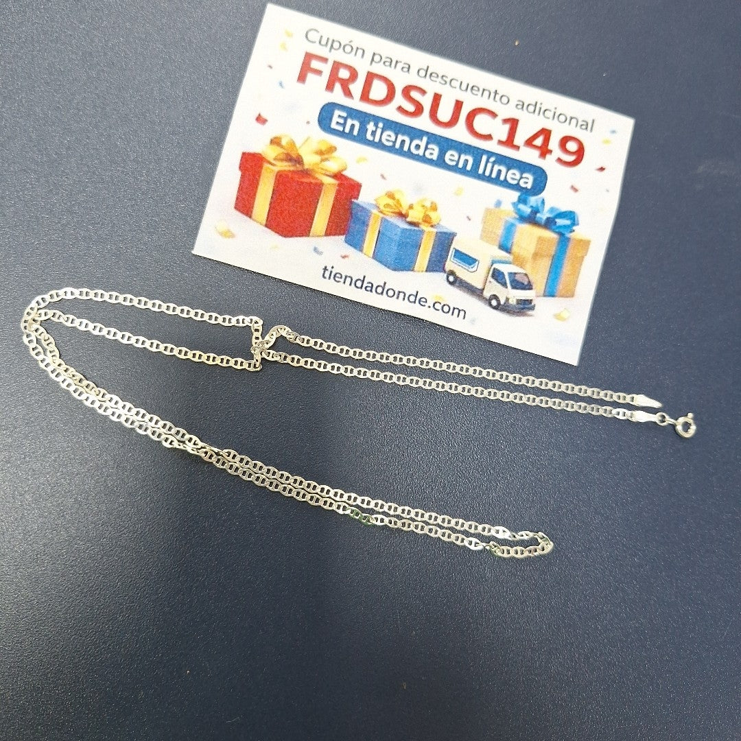 CADENA GUCHI PLATA .925 60 CM 3.63 GR (NUEVO)