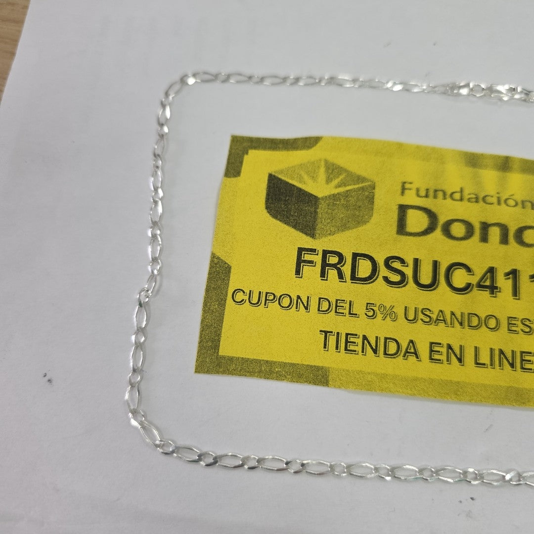 CADENA 1X1 PLATA .925 55 CM 6.62 GR (NUEVO)
