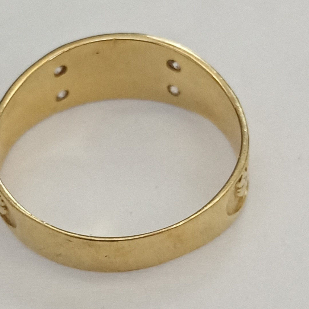 ARGOLLA DE LA SUERTE ORO 14 K 2,70 GRMS (SEMINUEVO)