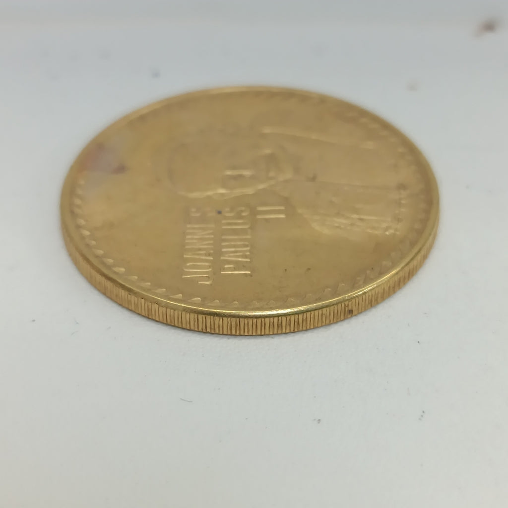 MEDALLA CONMEMORATIVA ORO 21 K 33,90 GRMS (SEMINUEVO)
