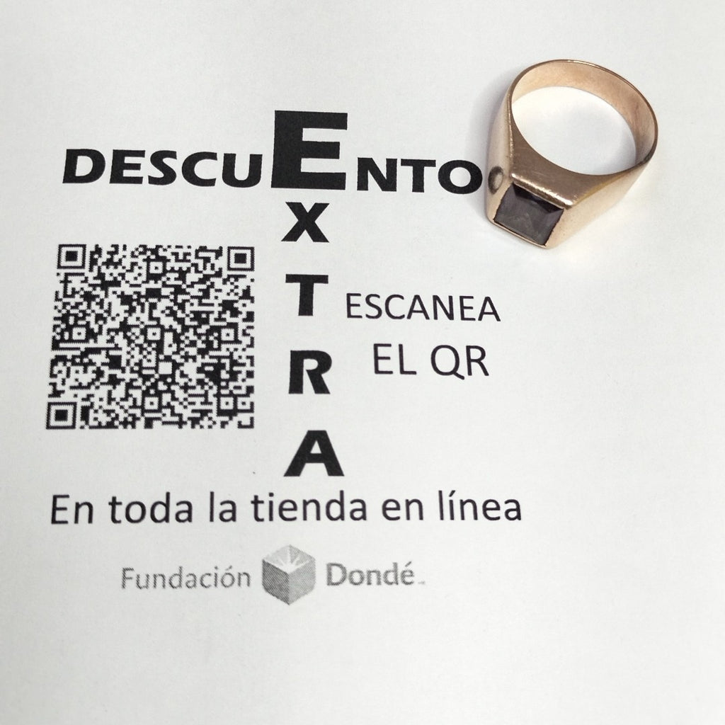 ANILLO ORO 10 K 8.4 GRMS (SEMINUEVO)