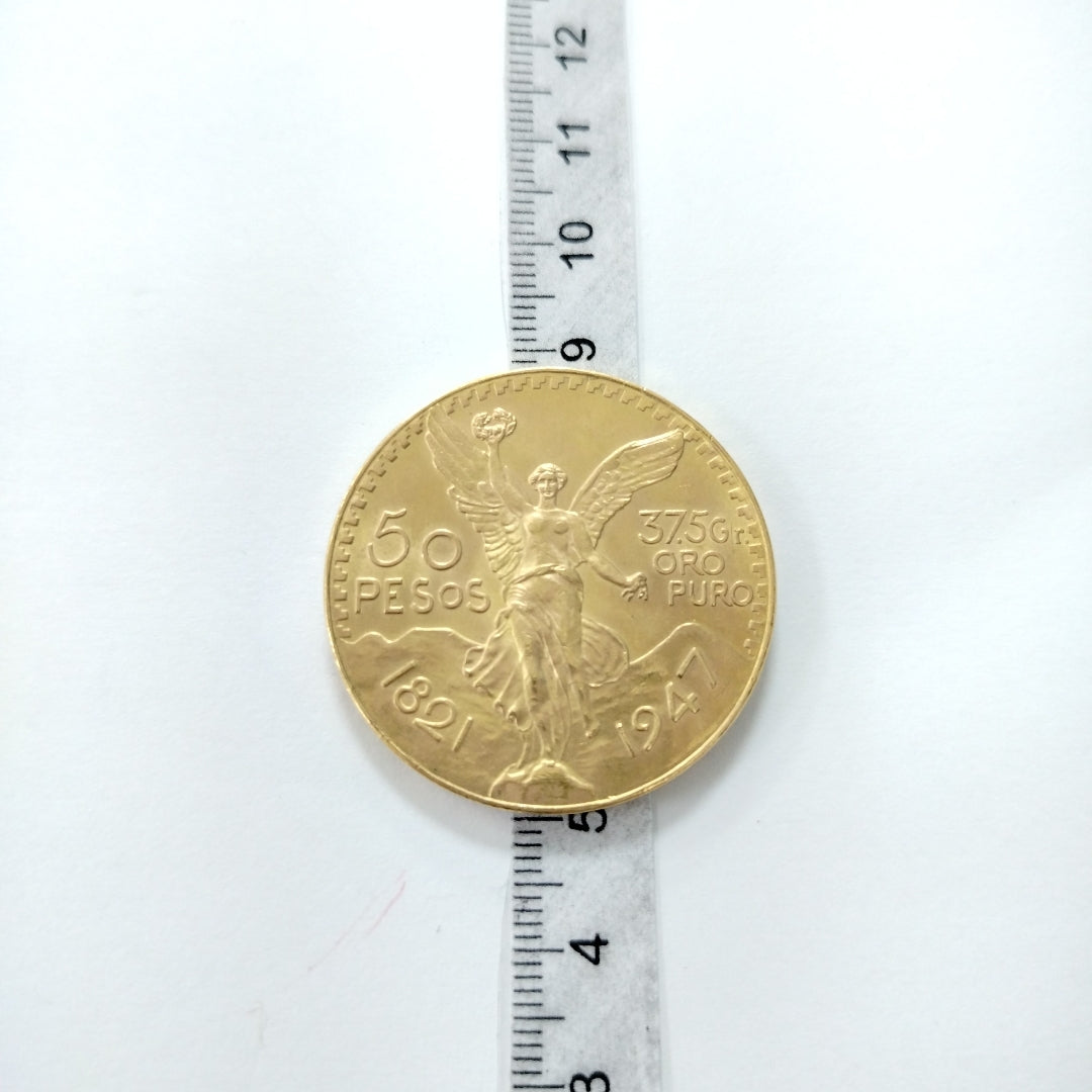 K1 41.6 GRMS 21 K IDENTIFICACIÓN MONEDA NOMINATIVA MONEDAS PESOS 50 PESOS (SEMINUEVO)