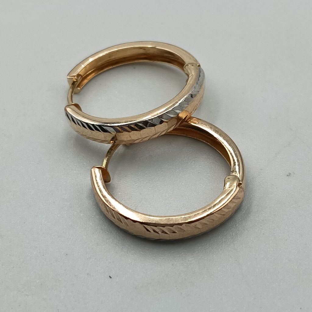 ARRACADAS PAR ORO 14 K 1.6 GRMS (SEMINUEVO)